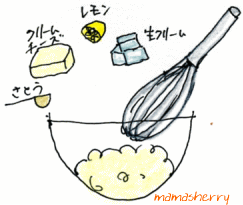 健康レシピの体に優しい手作りおやつ：チーズクリーム抹茶ケーキ