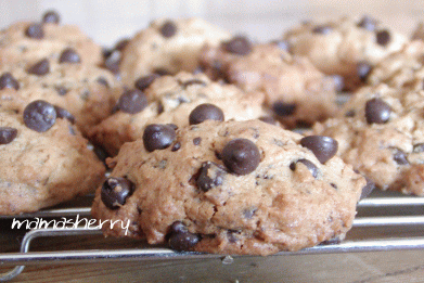 健康レシピの体に優しいおやつ：カフェチョコチップクッキー