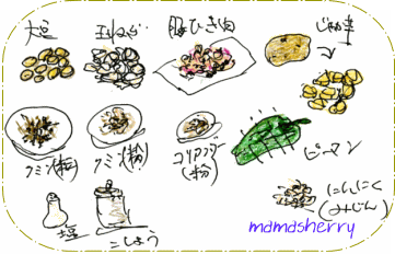 健康レシピの豆と肉のレシピ：大豆とひき肉のクミン風味煮