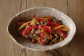 健康レシピ：レンズ豆とカラーピーマンのサラダ